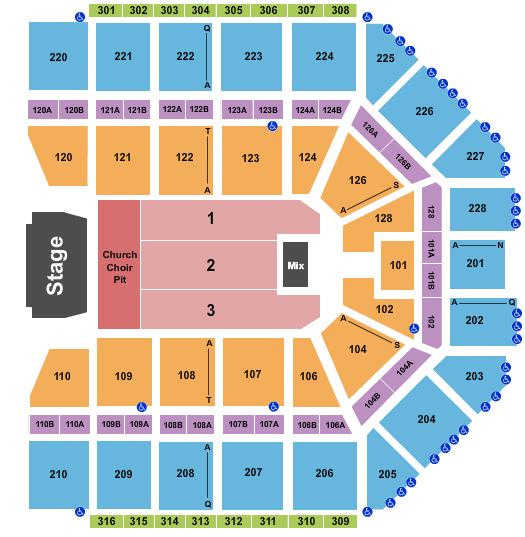 Van Andel Arena Eric Church Seating Chart